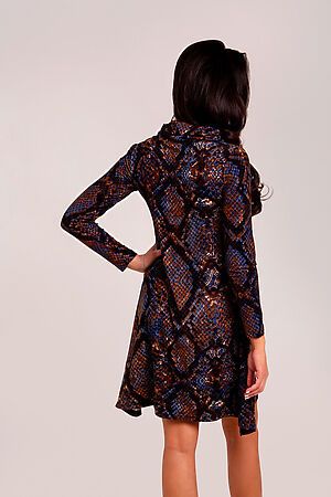 Платье RAPOSA (Синий/рептилия) 061-1NAV #300231