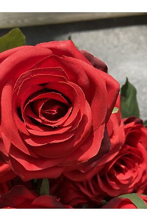 Букет роз "Роза Марена" MERSADA (Ярко-красный, темно-зеленый,) 300813 #301080