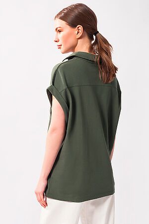 Блуза VILATTE (Темно-оливковый) D49.731 #301221