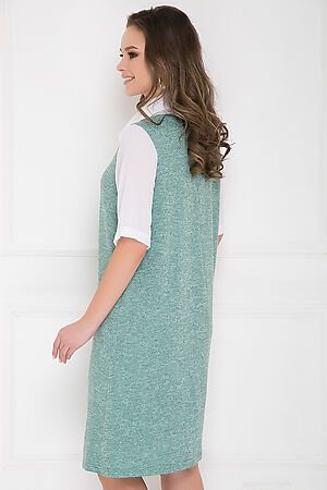 Платье BELLOVERA (Белый, светло-зеленый) 42П2260 #302020
