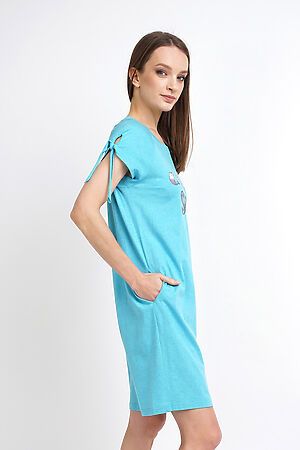 Платье CLEVER (Меланж бирюзовый) LDR20-846 #304254