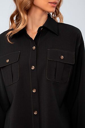 Блуза-рубашка POMPA (Темно-серый) 1146761mc0892 #306066