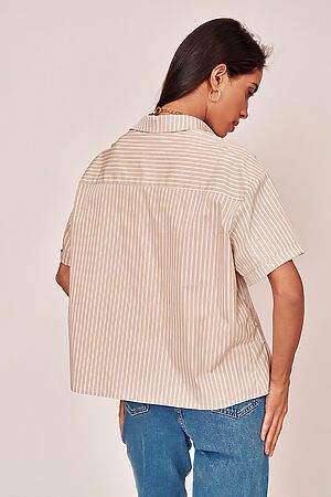 Блуза-рубашка VITTORIA VICCI (Бежевый,белый) 1-21-1-1-0-6612 #307031