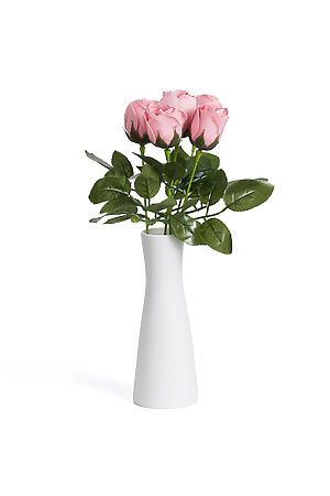 Букет 5 роз "Ингрид" MERSADA (Зеленый, светло-розовый,) 296984 #308074