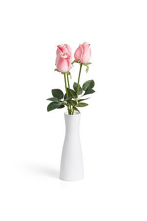 Букет 3 розы "Бутон розы" MERSADA (Зеленый, бледно розоватый,) 296877 #308080