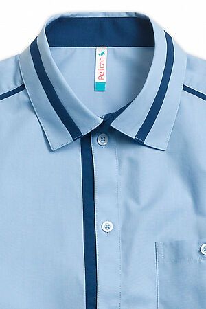 Рубашка PELICAN (Голубой) BWCJ8096 #308159