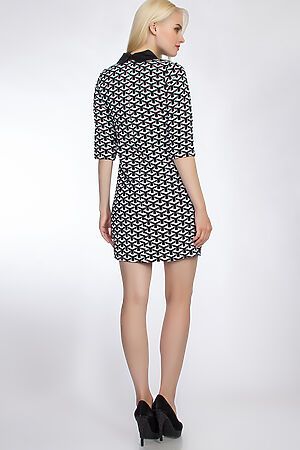 Платье TUTACHI (Черно-белый) 4282 #51002