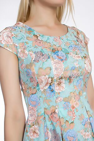Платье TUTACHI (Голубой/Розовый) 4392 #51024