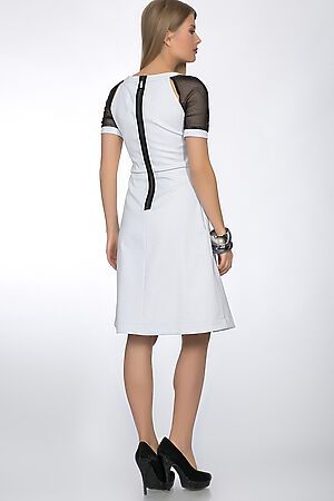 Платье GLOSS (Белый) 18333-10 #51204