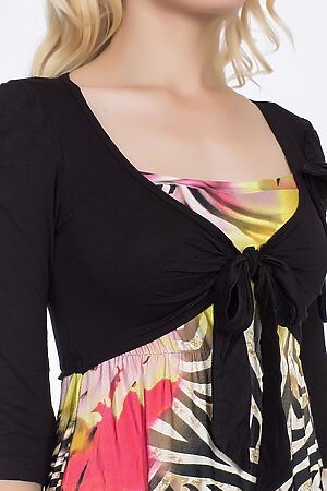 Платье TUTACHI (Черный/розовый) 3022A #51635