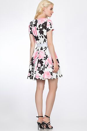 Платье TUTACHI (Белый/розовый) 4508 #51640