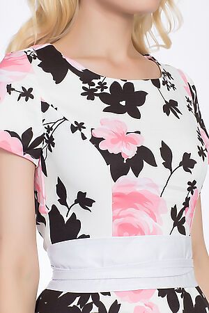 Платье TUTACHI (Белый/розовый) 4508 #51640
