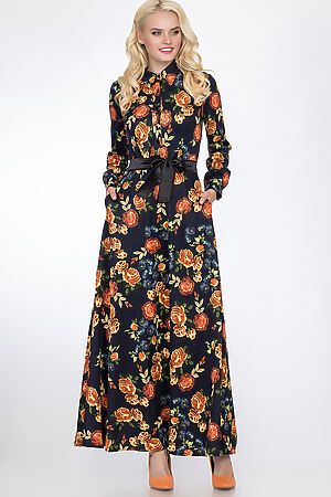 Платье TUTACHI (Черный/оранжевый) 44561 #51648