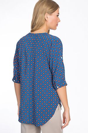 Блуза TUTACHI (Красно-синий) 4470 #52044