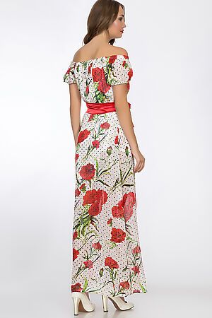 Платье TUTACHI (Белый/красный) 4423 #52389