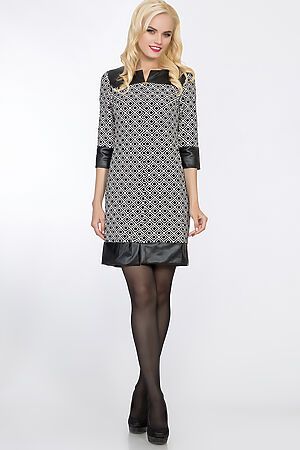 Платье TUTACHI (Черно-белый) 4465 #53677