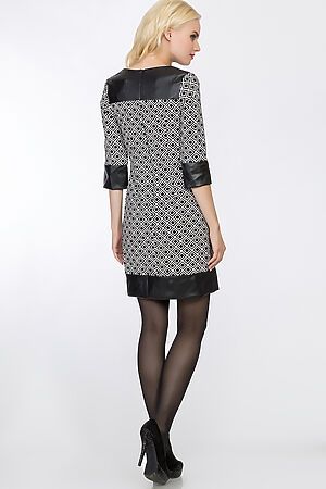 Платье TUTACHI (Черно-белый) 4465 #53677