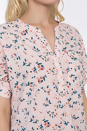 Блуза TUTACHI (Синий/Розовый) 4470 #53727