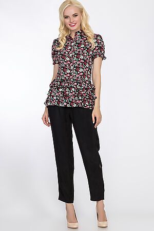 Блуза TUTACHI (Черный/розовый) 3032 #53737