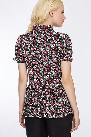 Блуза TUTACHI (Черный/розовый) 3032 #53737