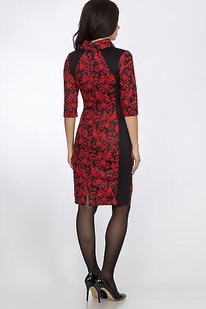 Платье TUTACHI (Черный с красным) 4374 #55852