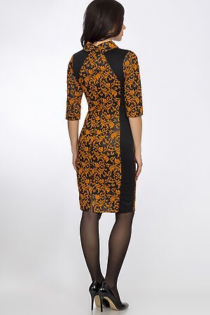 Платье TUTACHI (Черно-коричневый) 4374 #55855