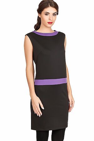 Комплект (платье+жакет) ALEGO (Черный/Фиолетовый) 1513.2P #58223