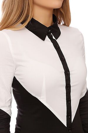 Рубашка GLOSS (Белый/Черный) 17108-05 #59400