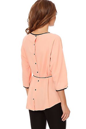 Блуза TUTACHI (Персиковый/Черный) A87 #59662