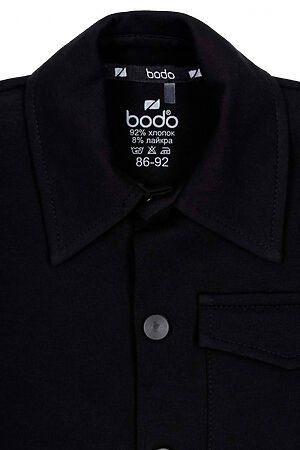 Толстовка-рубашка BODO (Черный) 20-169U #600411