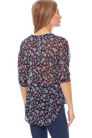 Блуза TUTACHI (Черный/Синий) 44702 #61045