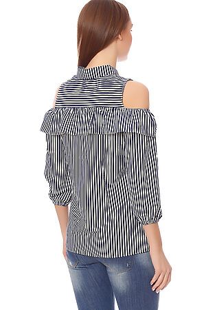 Блуза TUTACHI (Синий/Белый) 45801 #61354