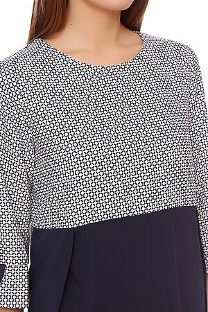 Блуза TUTACHI (Темно-синий/Белый) 45772 #61361