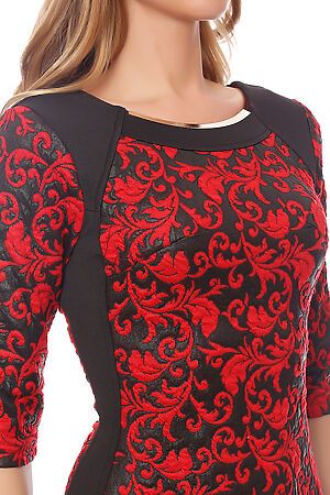 Платье TUTACHI (Красно-черный) 415841 #61503