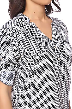 Блуза TUTACHI (Темно-синий/Белый) 4487 #61899