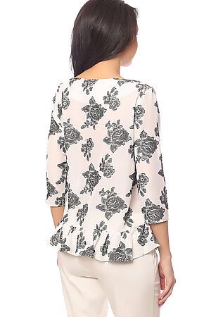 Блуза TUTACHI (Молочный/Черный) 4588 #61902