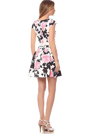 Платье TUTACHI (Белый/Розовый) 45061 #61937