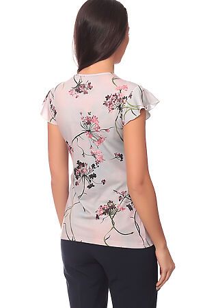 Блуза REMIX (Серо-розовый) 6284 #62225
