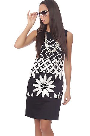 Платье REMIX (Черно-белый) 7524 #62302