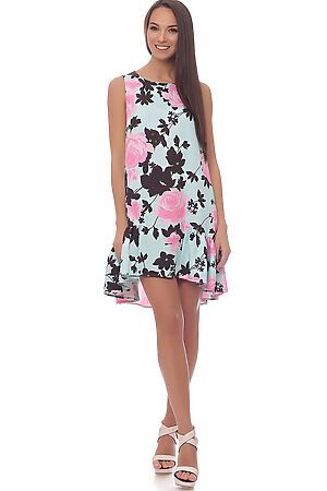 Платье TUTACHI (Мятный/Черный/Розовый) 4503 #62536