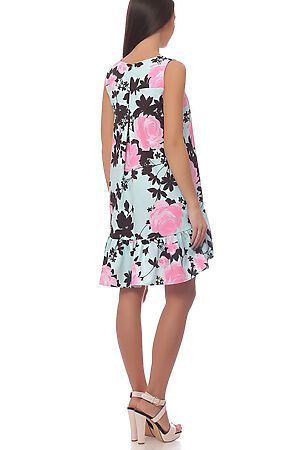 Платье TUTACHI (Мятный/Черный/Розовый) 4503 #62536