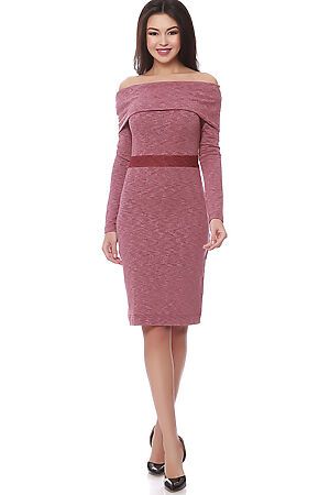 Платье GLOSS (Розово-бордовый) 19308-15 #63173