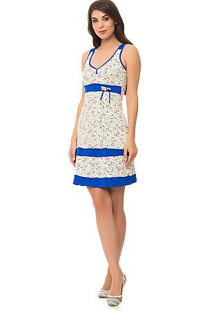 Платье BON-AR (Молочный/Синий) 250 #64305