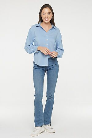 Блуза VAY (Небесно-голубой) 211-3626-Ш37 #645116