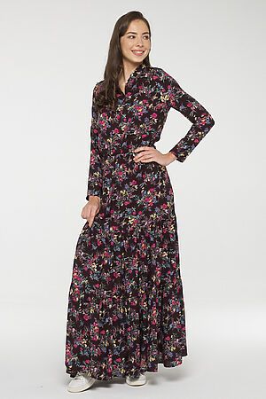 Платье VAY (Т.сливовый цветы) 211-3634-Ш74 #645179