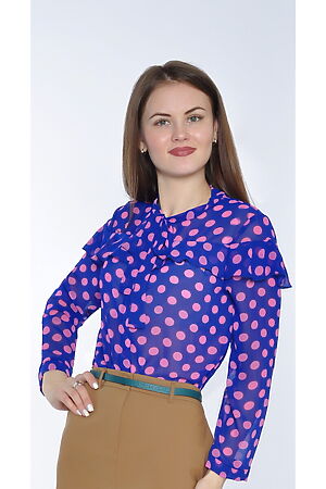 Блуза BRASLAVA (Синий, розовый) 2111/11 #645427