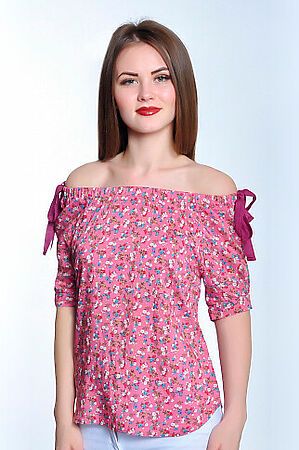 Блуза BRASLAVA (Розовый, голубой,зелёный) 2231/01 #646767