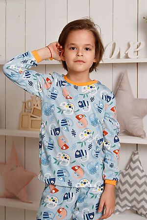 "Игуанчик Гоша" - детская пижама ДЕТСКИЙ ТРИКОТАЖ 37 (Голубой) ПЖ0142 #648075