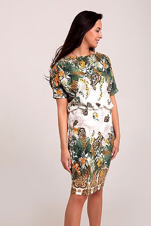 Платье RAPOSA (Зеленый/цветы) 100GRN #648809