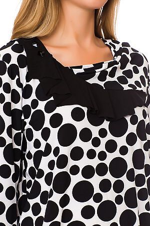 Блуза TUTACHI (Черно-белый) 135 #65376